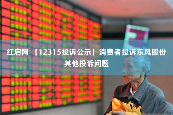 红启网 【12315投诉公示】消费者投诉东风股份其他投诉问题