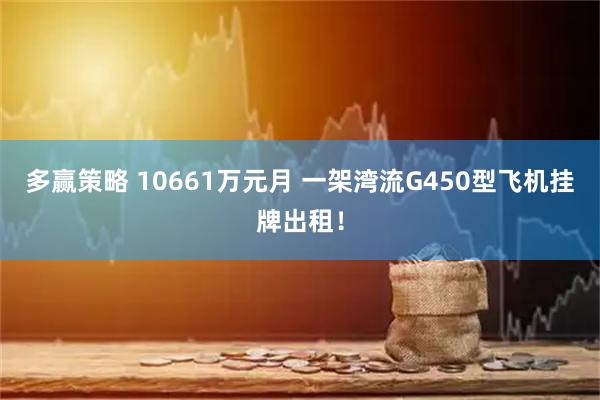 多赢策略 10661万元月 一架湾流G450型飞机挂牌出租！